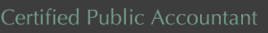 Certified Public Accountant